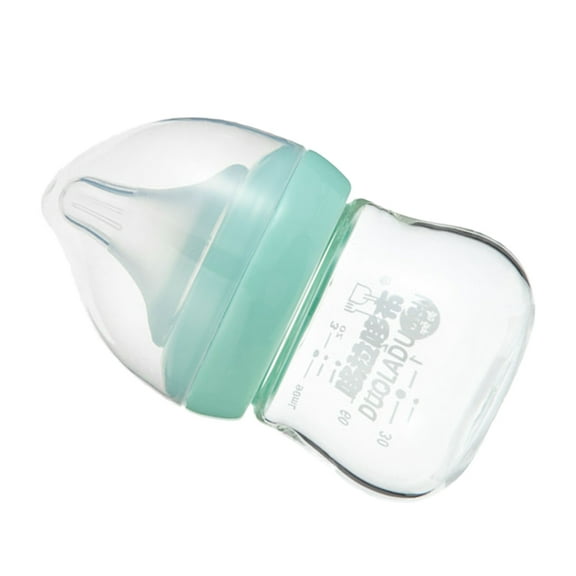Wide Neck Glass Baby Bottle for Feeding 1 Set Breastfeed Baby Bottle