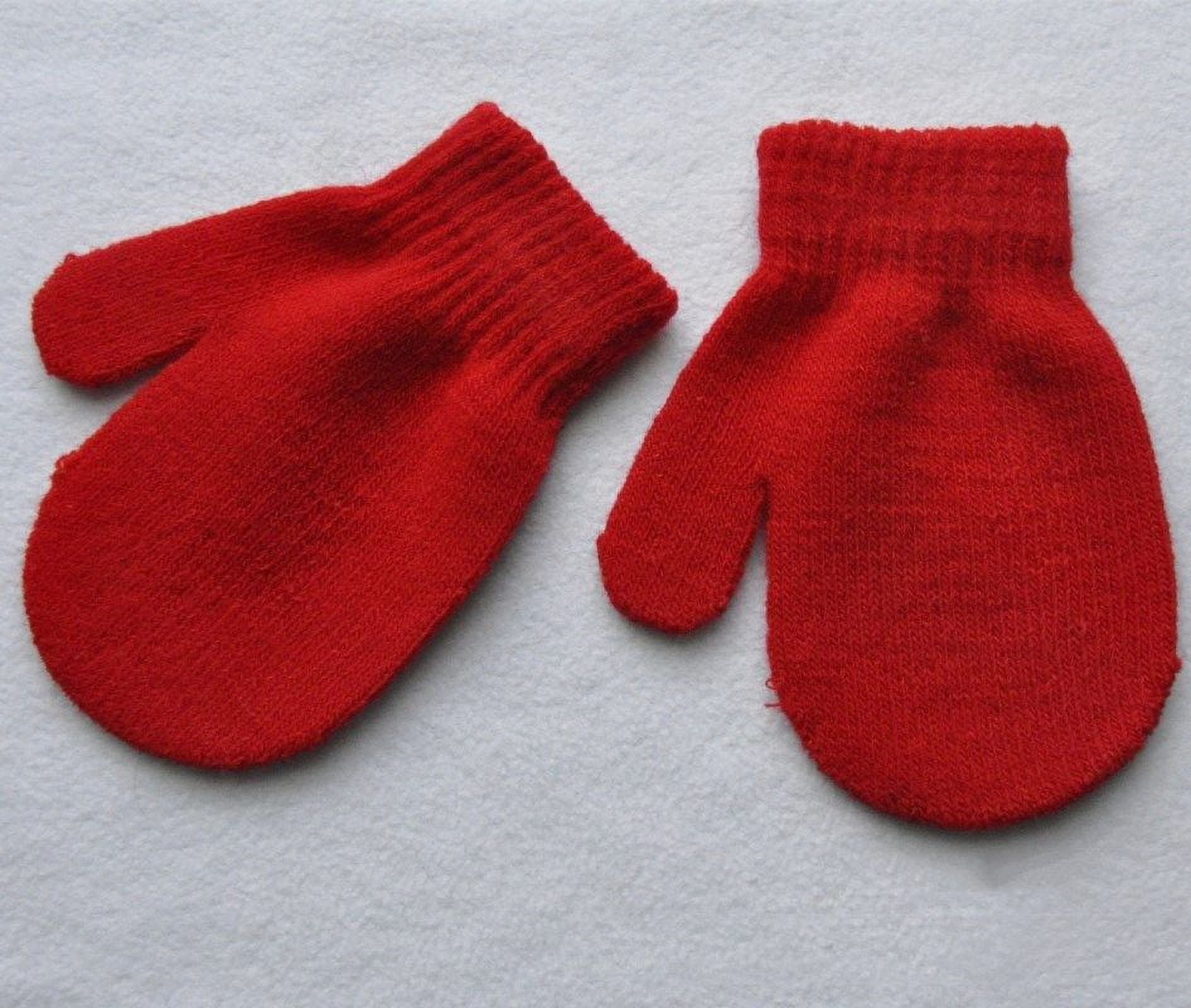 Red baby cheap mittens