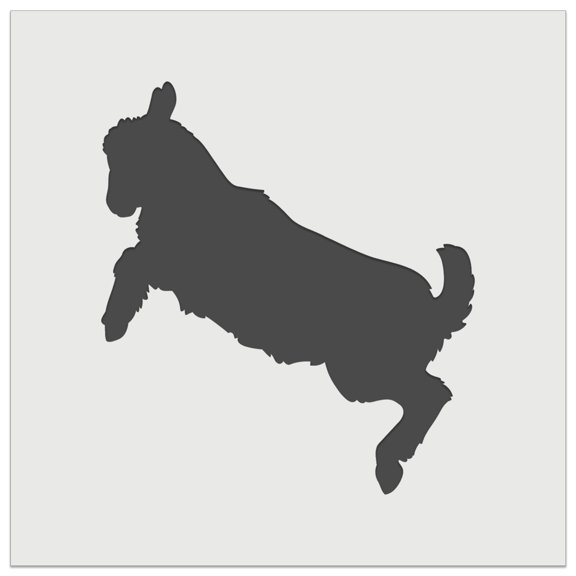 Baby Goat Jumping Playing DIY Cookie Wall Craft Stencil - 5.5 Inch