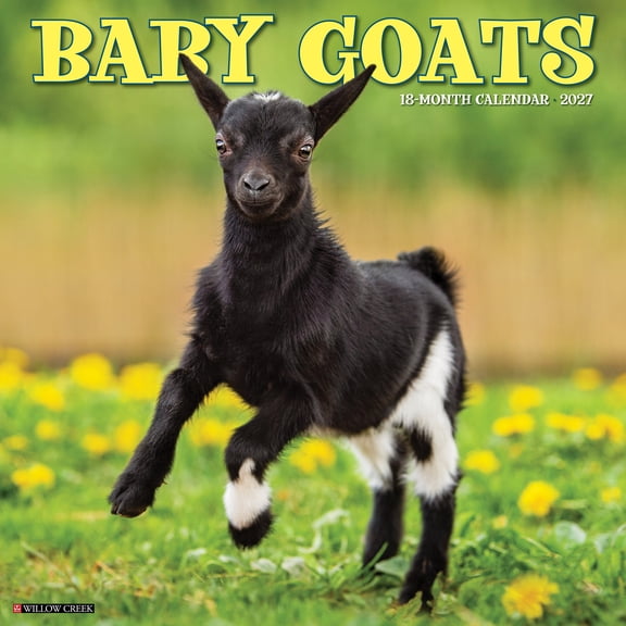 Willow Creek Press, Baby Goats 2027 Wall Calendar
