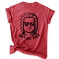thumbnail image 1 of Baby Got Bach T-shirt, Unisex Women's Men's, Johann Sebastian Bach Composer Classical Music Symphony, Heather Red, Small, 1 of 6