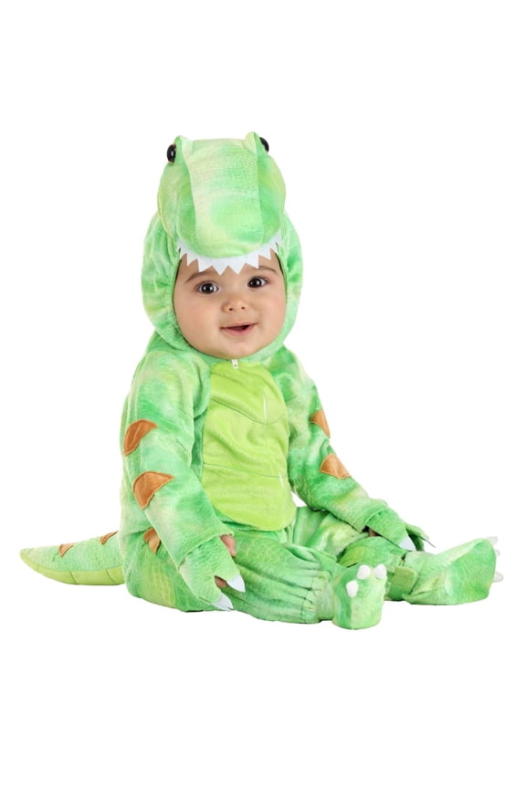 Baby Green T-Rex Costume