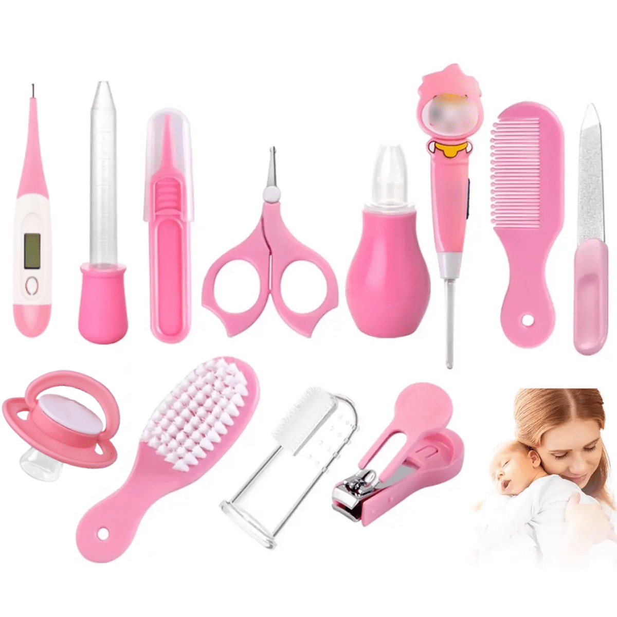 ABC Clip On Grooming Set White main image 1