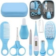 thumbnail image 1 of Baby Grooming Kit,Bexikou 8pcs Baby Essential Daily Care Kit with Storage Case, Travelling Home Nursery Baby Nail Kit for Newborn Infant Toddler Healthcare & Grooming(Blue), 1 of 8