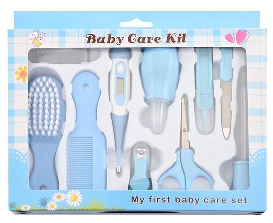 JMH Baby Grooming Kit, Newborn Essentials Health Care All in 1 Set, Baby Must Have Accessories, Blue