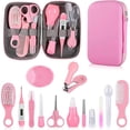 thumbnail image 1 of Baby Grooming Kit, Infant Safety Care Set with Hair Brush Comb Nail Clipper Nasal Aspirator for Newborn Girls Boys (Pink), 1 of 6
