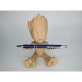 thumbnail image 1 of Clever Contraption Baby Groot Pen, Pencil & Phone Holder – Small Pot-Shaped Desk Organizer with 3 Compartments, 1 of 8