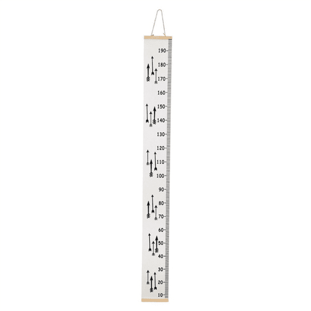 Baby Growth Chart Canvas,Wall Hanging Measuring Rulers for Kids Room