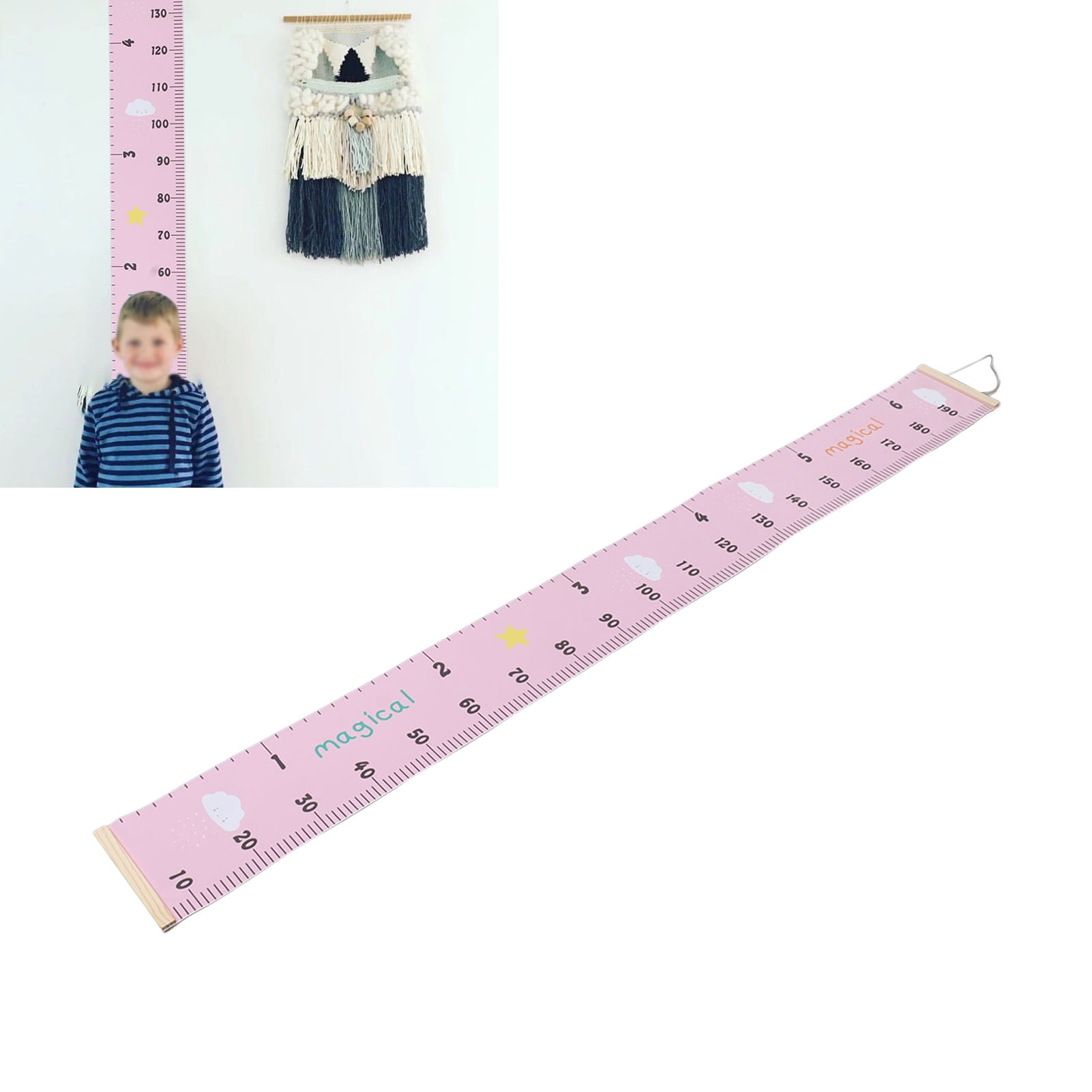 Baby Growth Chart Handing Ruler, Removable Kids Growth Chart Accurate Height Growth Chart Ruler