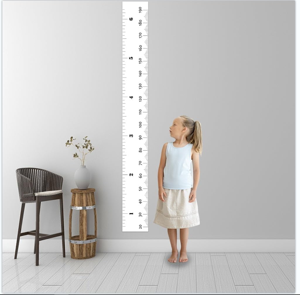 Baby Growth Chart Wall Decor for Kids, Peel & Stick SelfAdhesive