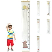 Baby Growth Height Chart, Hanging Ruler Wall Decals for Kids Boys Girls, No Odor Cloth and Wood Removable Measure Wall Ruler for Children