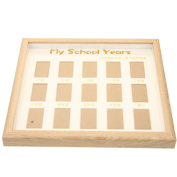 OUNONA School Years Photo Frame School Picture Frame Collage Photo Frame Home Decoration