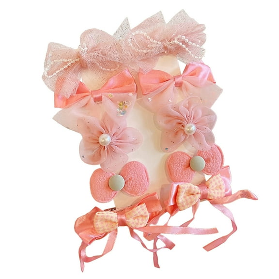 Baby Hair Clips, Girls Hair Accessories, Colorful Flower Snap Hair Clips for Toddlers Teens Kids, Non Slip Mini Bow Barrettes Set Of 10 Pcs