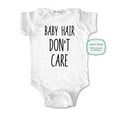 thumbnail image 1 of Baby Hair Don't Care - wallsparks cute & funny Brand - baby one piece bodysuit - Great baby shower gift!, 1 of 3