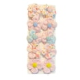 thumbnail image 1 of Baby Hair Ties Flower Hair Clips No Damage Scrunchie Cute Toddler Hair Accessories For Girls Kids Soft Gentle Hair Bands, 1 of 9