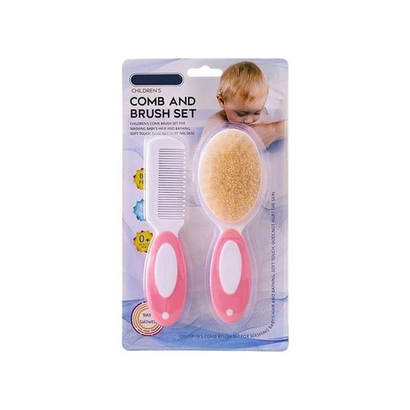 Baby Hairbrush Bath Comb Soft Bristles Gentle Scalp Massager for Newborns Infant Bathing Scrubber Easy Grip Handle