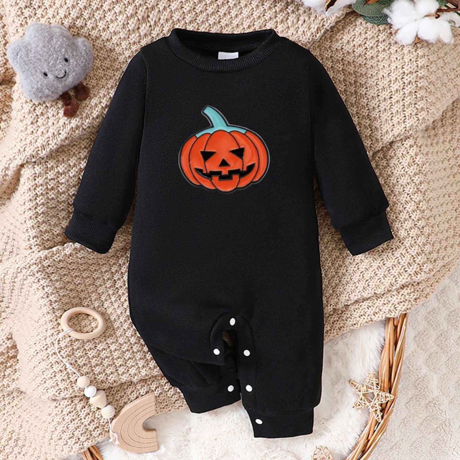 Baby Halloween Outfit Newborn Baby Boys And Girls Halloween Round Neck