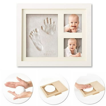 Baby Hand And Fooint Photo Frame Clay Impression Set With Mold Children Memorial Souvenir Growth Souvenir 0-6 Years Old Birth Sign