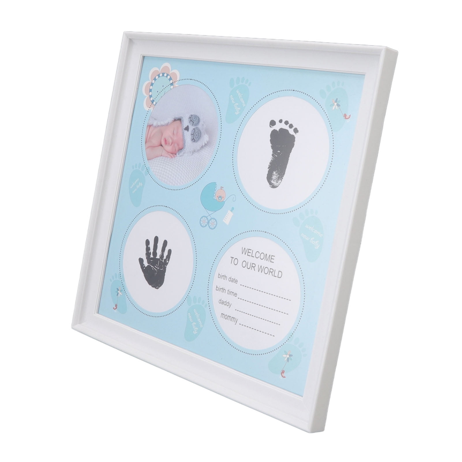 Baby Hand And Footprint Kit, Handprint Footprint Kit For Newborn Boys Girls Density Board Baby