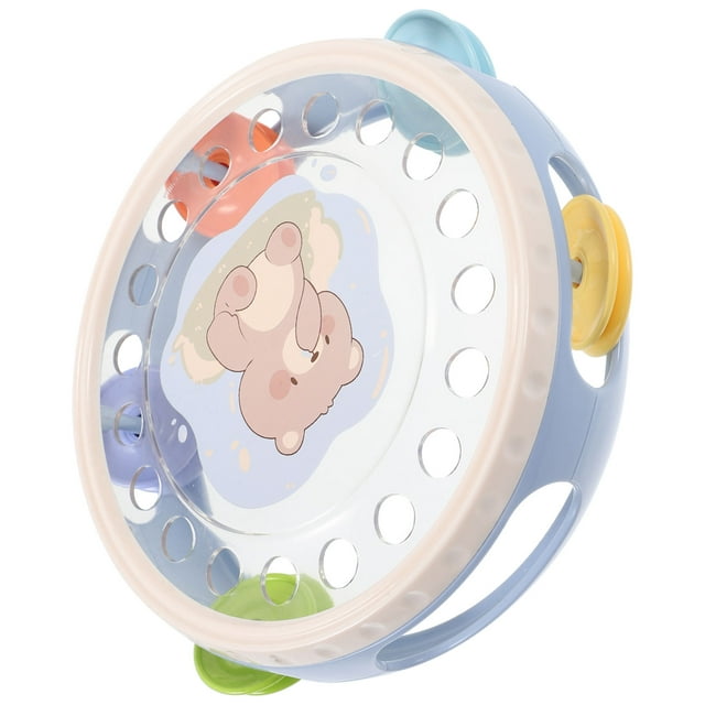 Baby Hand Clap Rattle Educational Drum Instrument Toys Kids Tambourine