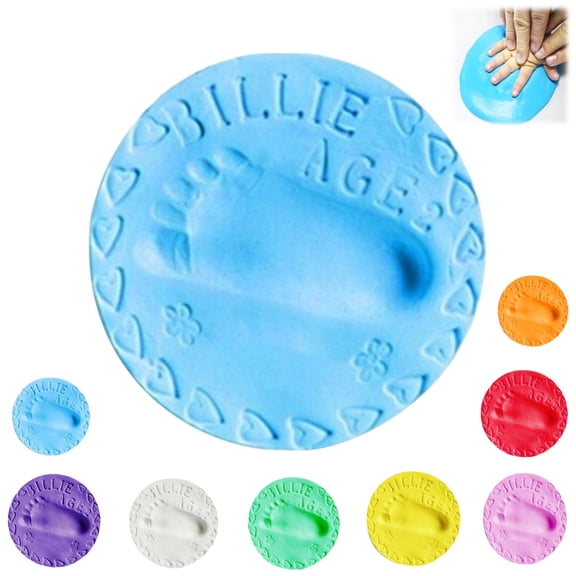Baby Hand and Footprint Keepsake,Baby Hand and Foot Ink Pad, Baby Drying Soft Handprint Imprint Casting Fingerprint 20g