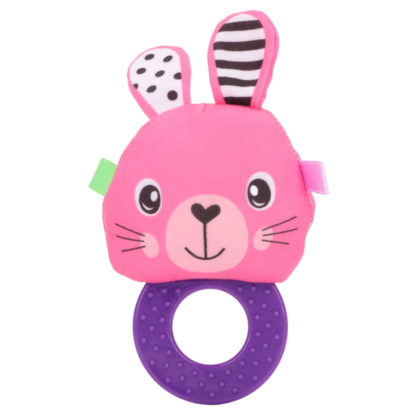 Baby Handbell Teether Toy Sensory Development Rattle Teether Toy for 0