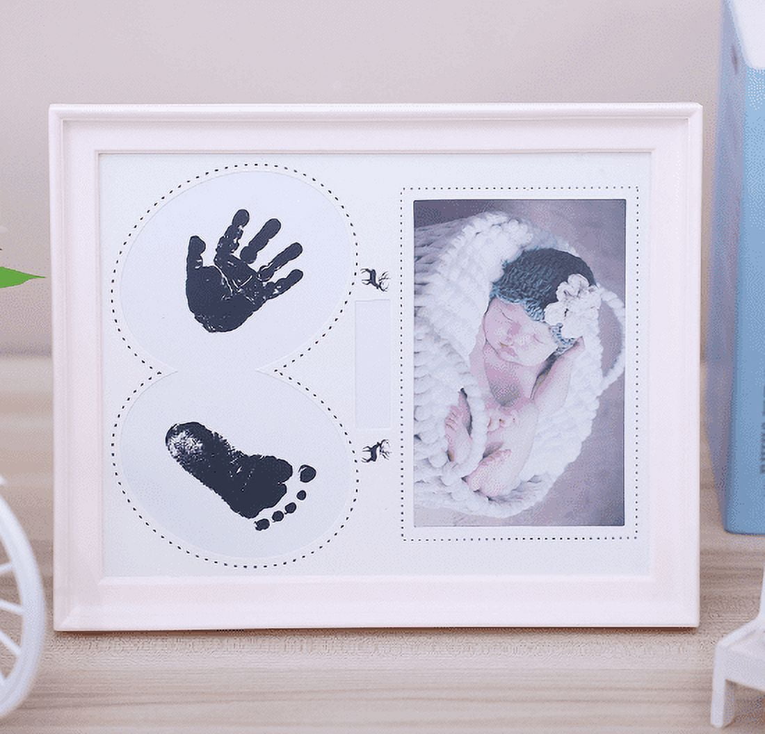 2pcs Baby Foot Or Hand Print Set,footprint Baby Ink Pad,baby Hand Print,baby  Handprint Picture Frame,baby Print Paint,baby Handprint And Footprint