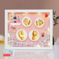 Baby Handprint Footprint Makers Kit Cartoon Newborn Footprint Picture