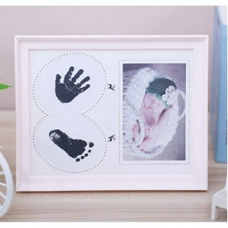 Baby Handprint & Footprint Keepsake Solo Frame (Midnight Blue) by KeaBabies