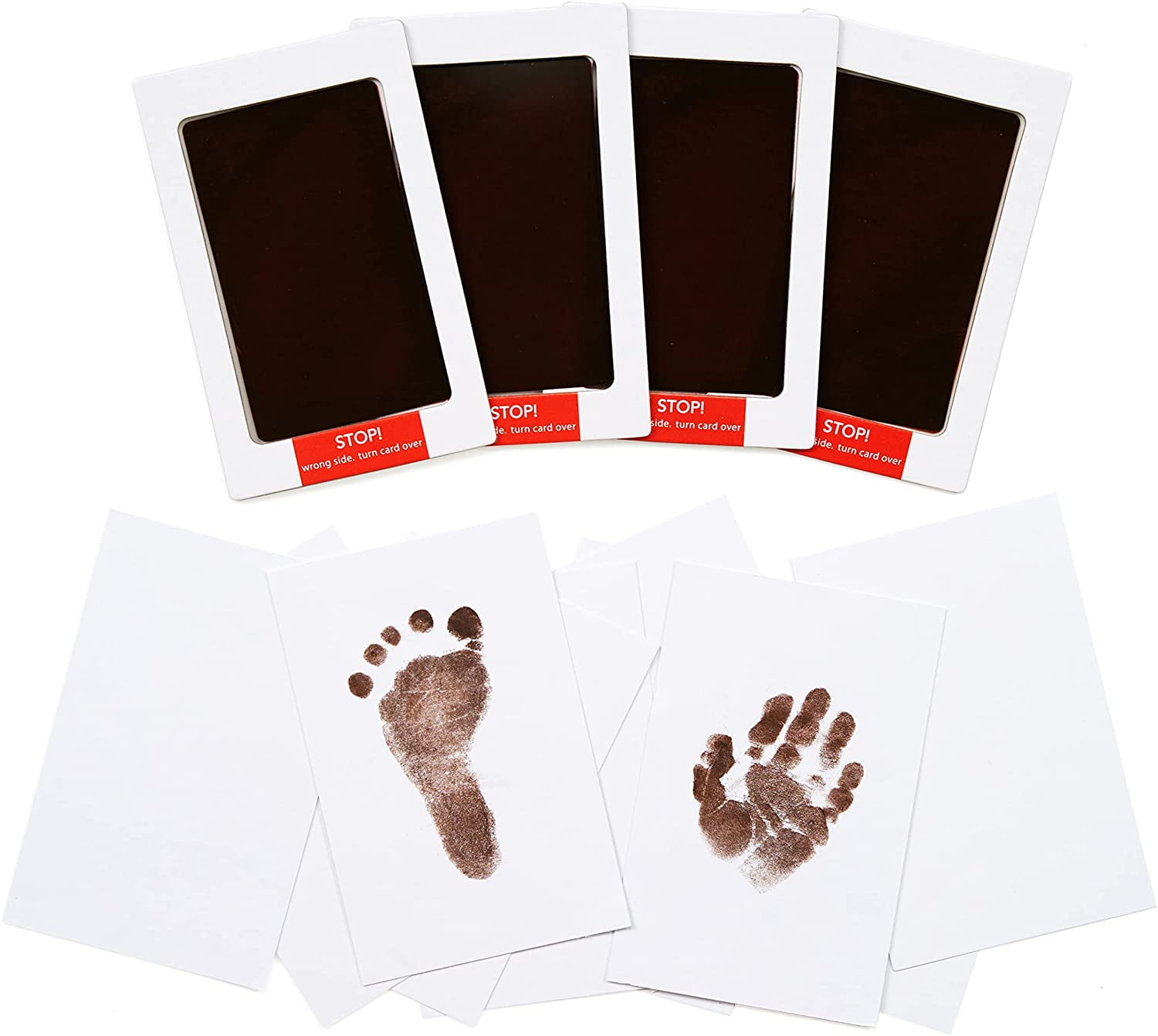 Yulka Crafts Baby Handprint and Footprint Kit, Safe Clean Touch