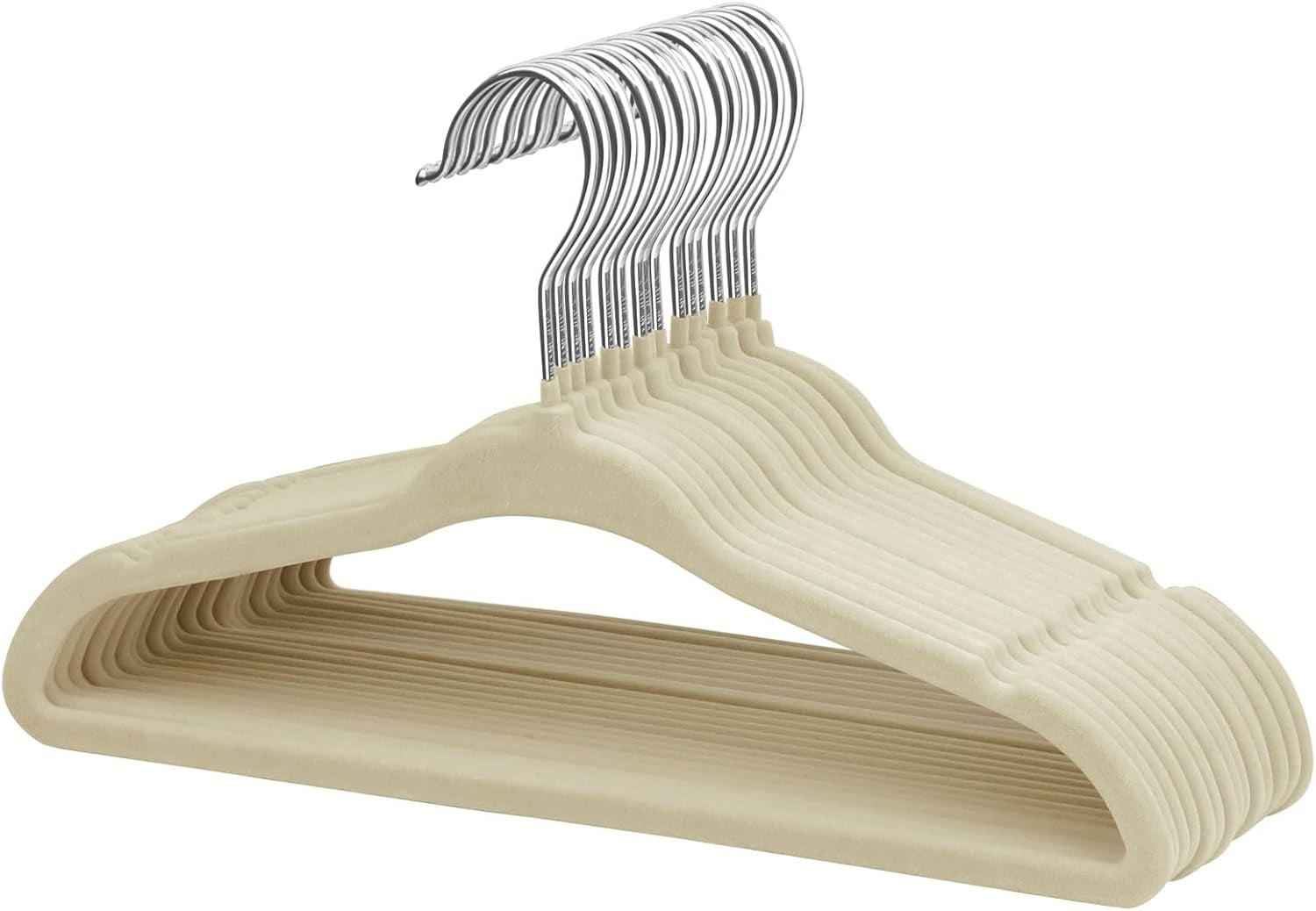 Baby Hangers, Childrens Hanger Kids Coat Hangers with Ultra Thin & Non-Slip Design 15 Pack (Light Pink)