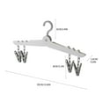 thumbnail image 1 of Folding Clothes Hanger Portable Travel Multi Functional Plastic Hanger Hanger Portable Travel Multi Functional Plastic Hanger Hanger for Travel Hanger Portable Travel, 1 of 7