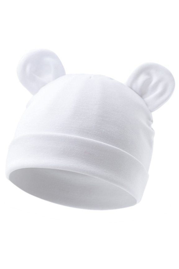 Baby Hat Double Layered Toddler Hat Elastic Hospital Hat Adjustable Head Circumference Comfortable Bonnet Fall Winter