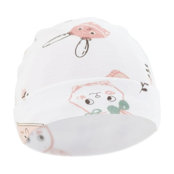 Baby Hat Newborns Nursery Hospital Hat Spring Breathable Toddler Cotton Hat Soft Caps for Infant 0-6 Month