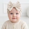 thumbnail image 1 of Baby Hat for Warm Winter Hat with Soft Bow for Everyday Casual Home Use Cozy Headwear for 0-24 Months, 1 of 4