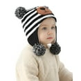 thumbnail image 1 of Baby Hats Toddler Baby Knitted Warm Hats Baby Cute Winter Hats for 1T 2T Girls and Boys, Black, 1 of 7