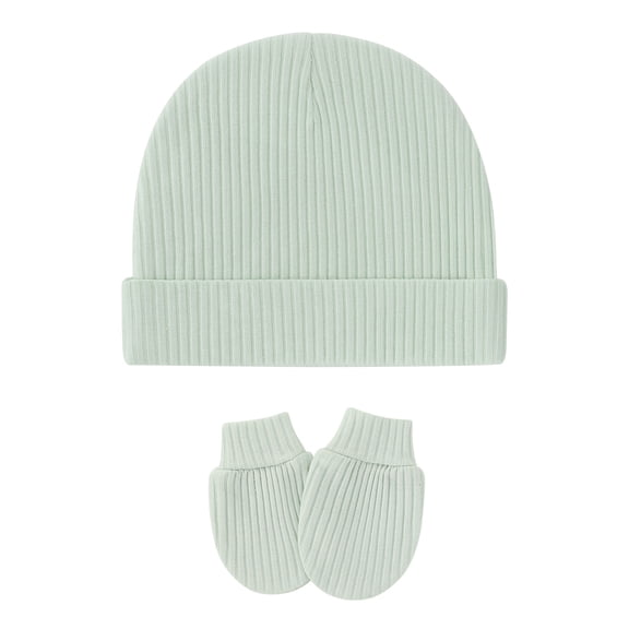 Baby Hats and Mittens for Infant Toddler Cotton Winter Cap Gloves Nursery Hat Baby Supply