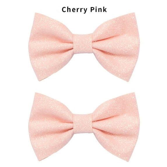Baby Headband Girls Princess Hair Accessories 1Pair Baby Toddler Girl Solid Blingbling Bow Hair Clips Hair Accessories