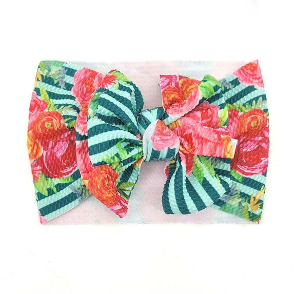 Baby Headband Girls Princess Hair Accessories Toddler Baby Boys Girls Stretch Sunflower Floral Bow Hairband Headwear Headband 0-3 Years