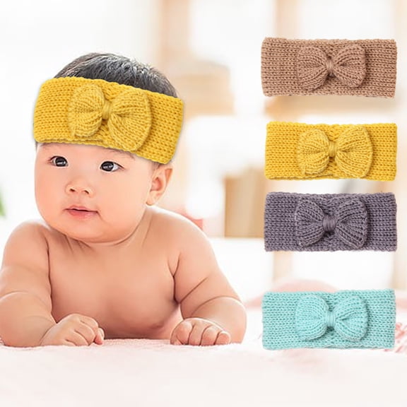 Baby Headbands Hairbands Hair Bow Elastics for Baby Girls Newborn Infant Toddlers Kids