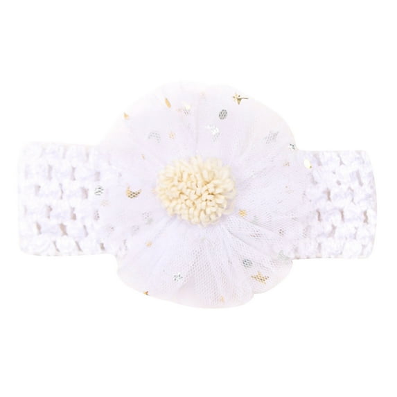 Baby Headbands Soft Elastic Flower Hair Accessories for Toddler Girls Boys Headwear Comfortable Stretchable