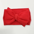 thumbnail image 1 of Baby Headbands With Big Bows Headwrap Soft Elastic Headband For Girls Hair, Red, 1 of 2