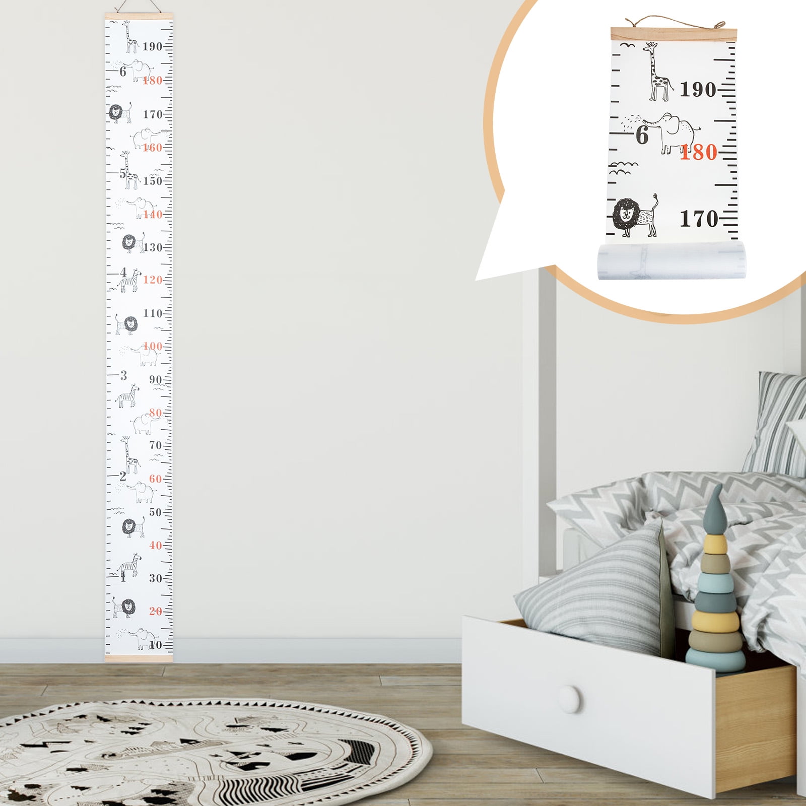 Baby Height Chart Wall Height Measurement Kids Growth Chart Height Wall