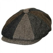 Baby Herringbone Patchwork Wool Blend Newsboy Cap - 44cm 6-12 M - Multi