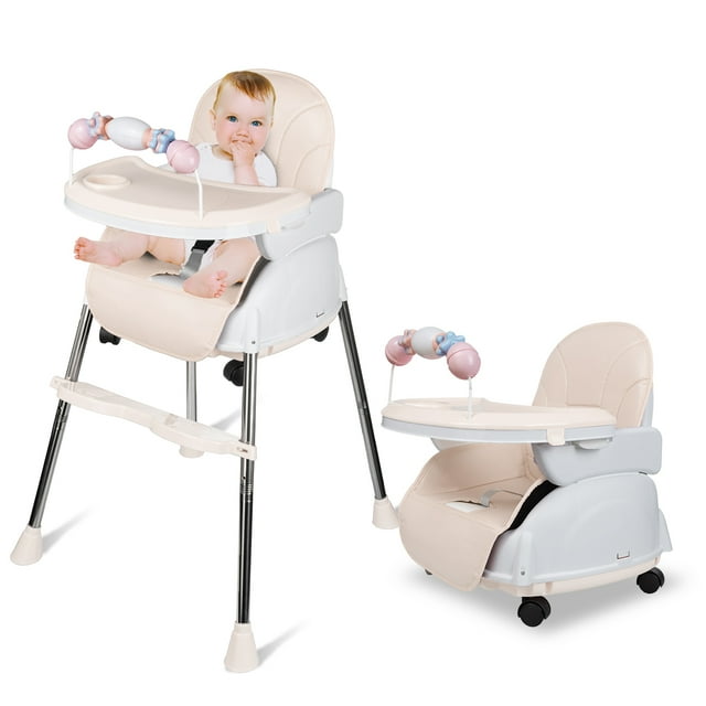 Baby High Chair 3 in 1,Convertible High Chair/Dinning Booster Seat
