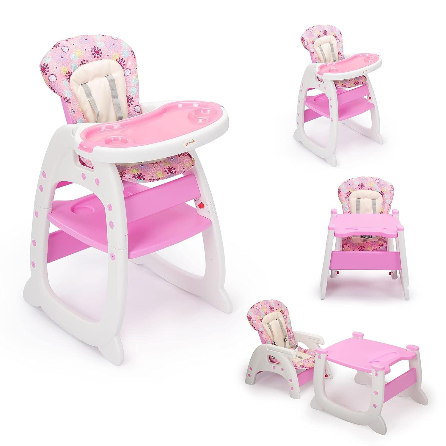 Baby High Chair, 3in1 Baby Portable High Chair, Safety First Baby