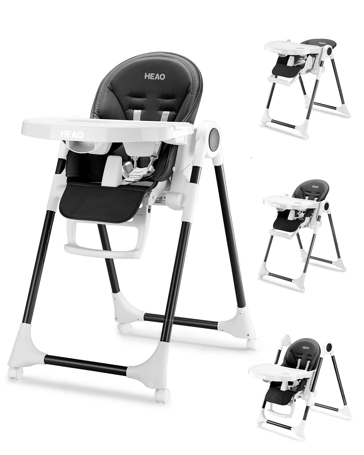 Baby High Chair 7 Heights 5 Seat Positions Adjustable High Chairs for