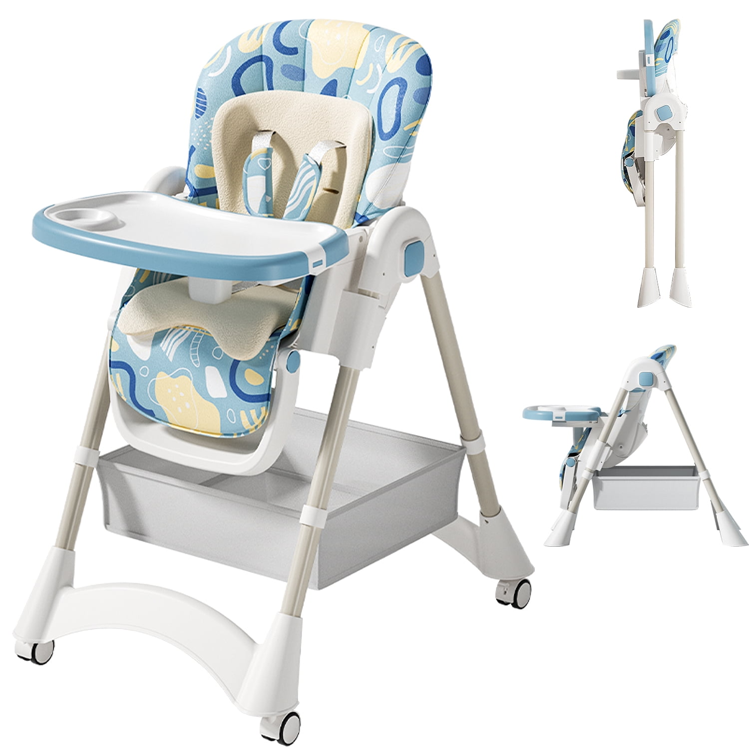 Baby High Chair,High Chair for Babies and Toddlers,3in1 Portable