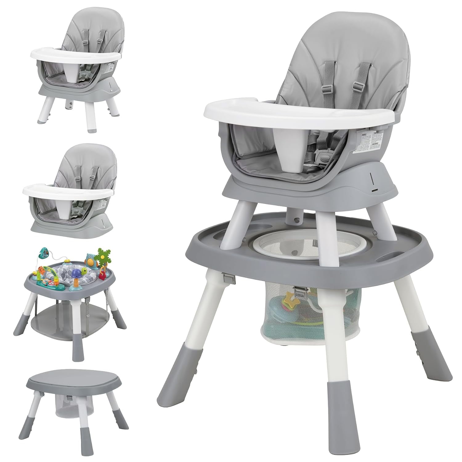 Graco Floor2Table ハイチェア グレー/ホワイト Graco Floor2Table 7-in-1 High Chair, Atwood - Walmart.com