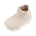 thumbnail image 1 of Baby High Top Sneakers for Girls Boys Lightweight Non Slip Breathable Knit Walking Barefoot Shoes, 1 of 6